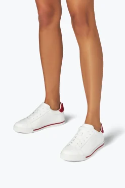 Sneaker Xtra Blanc-Rouge Avec Cristaux 15