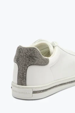Sneakers Xtra Blanc-Argent Avec Cristaux 15