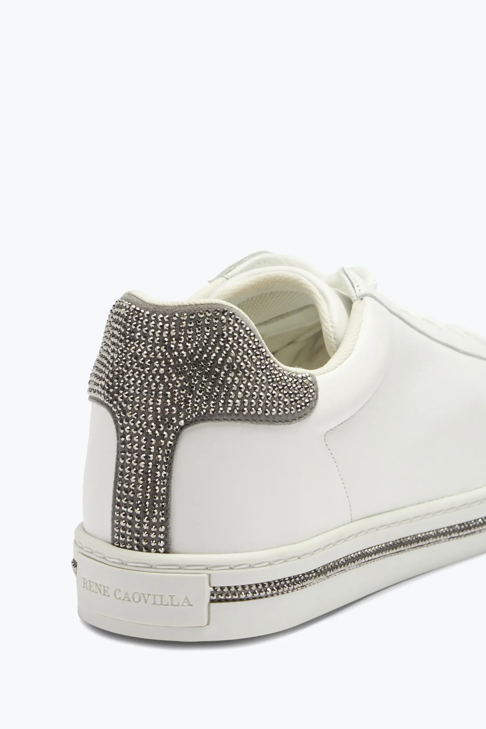 Sneakers Xtra Blanc-Argent Avec Cristaux 15